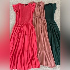 Flowy Amazon Dress Trio - Size M